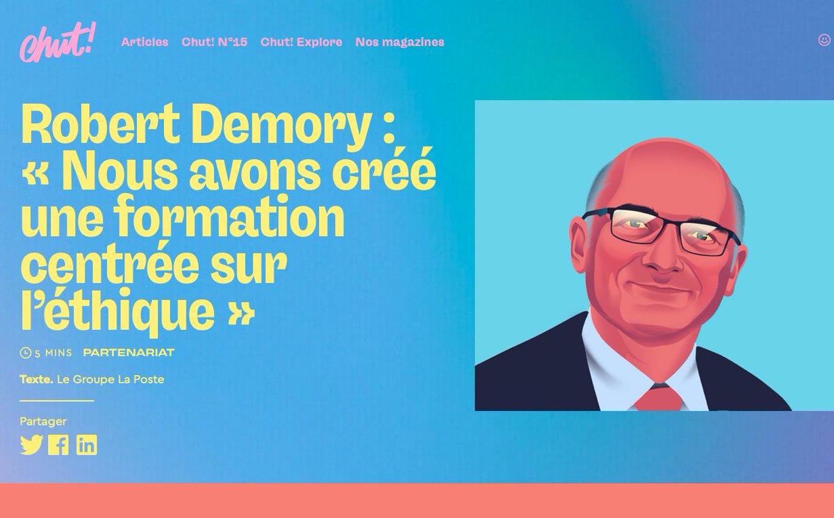 Pascal Huguet (@phuguet) on Twitter photo Robert Demory : « Nous avons créé une formation centrée sur... chut.media/portraits/robe… via <a href="/Chut_magazine/">Chut Magazine</a> Robert Demory : « Nous avons créé une formation centrée sur... chut.media/portraits/robe… via <a href="/Chut_magazine/">Chut Magazine</a>
