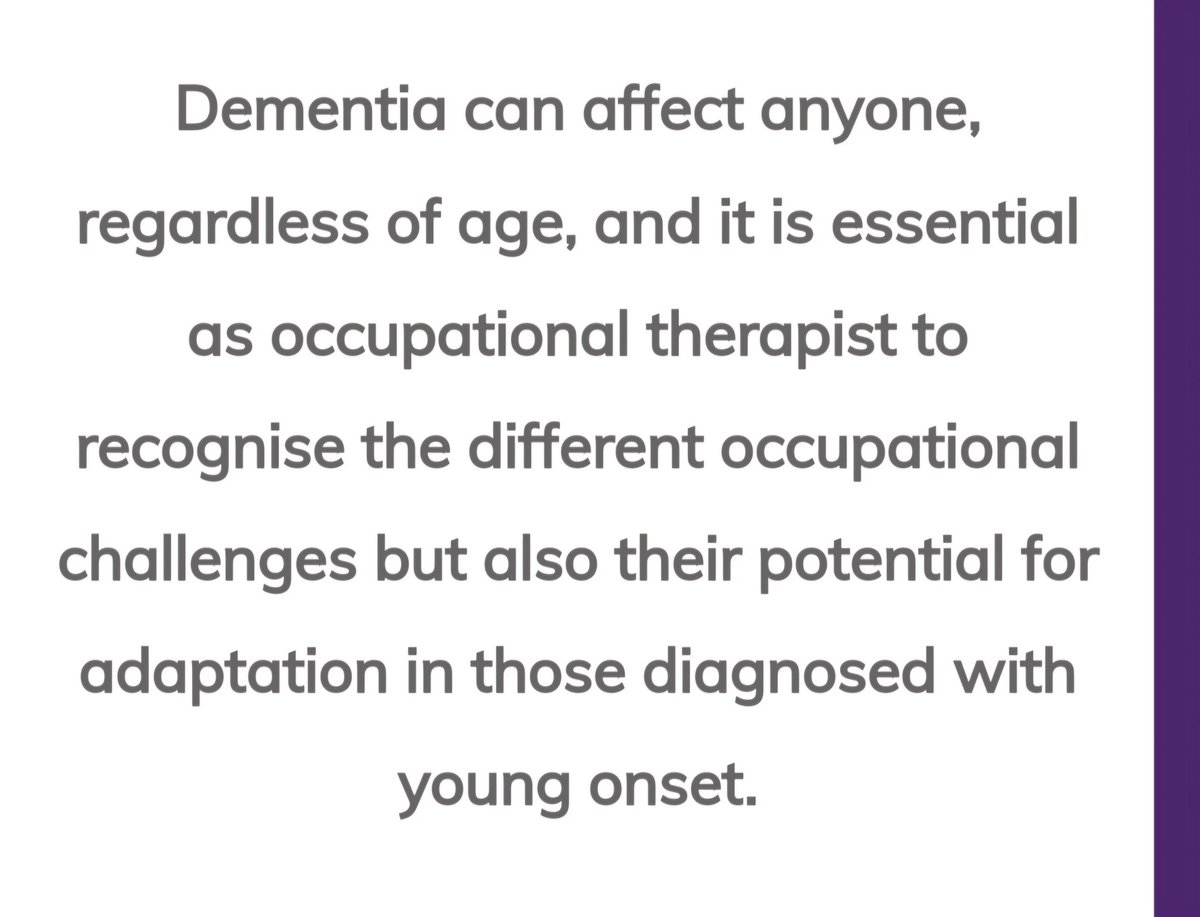 What a powerful, insightful blog that reminds us of the importance of maintaining personal #occupations for those living with #dementia and that #OccupationalTherapists have a pivotal role in enabling this. #withOTuCAN #valueofOT @AhpDementia letstalkaboutdementia.wordpress.com/2024/05/02/a-c…