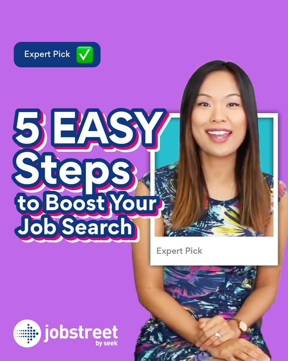 Our latest #JobSearchCollection is packed with expert tips and strategies for success.

This is your chance to learn, get #BetterMatches, and win FREE Resume Hacks from Linda Raynier and a SGD50 eCapitaVoucher❗️

🔗: bit.ly/3K3qCgd

#JobstreetbySEEKSG  #CareerHub