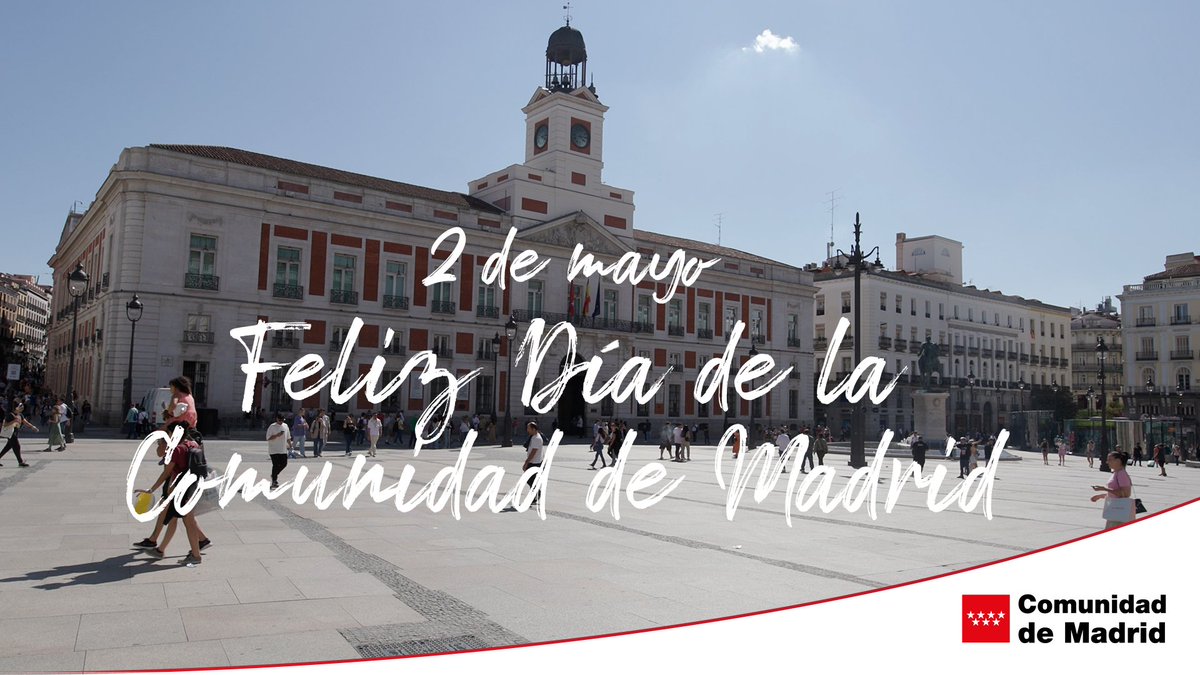 🇪🇸 Desde una región abierta al mundo, de alma castiza y llena de contrastes. ¡Feliz Día de la Comunidad de Madrid! #2deMayo