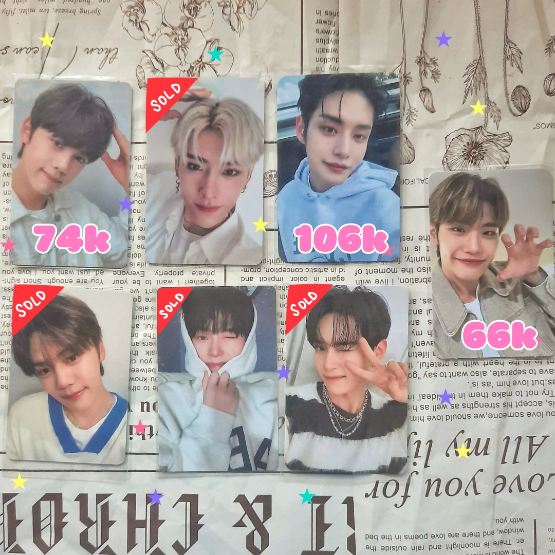 ꒰ RTs r APPRECIATED ꒱ .ᐟ ‹𝟹 ₊˚ wts want to sell #lyndanusan ୧ .ᐟ 🎐 gyuvin ld puppy yits, jiwoong appmus yits, & taerae maung yits. ★ price on pict (inc packing & admin) ★ NOT for SENSITIVE buyers. ★ read TnC first❕ 🚚 — jatim, ina.