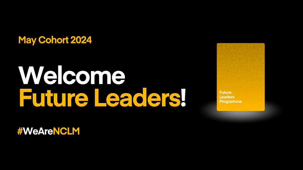 Welcome Future Leaders to your First Day of Learning!

Today is the start of your accelerated leadership journey and we can't wait to see how far you go 🚀

#WeAreNCLM