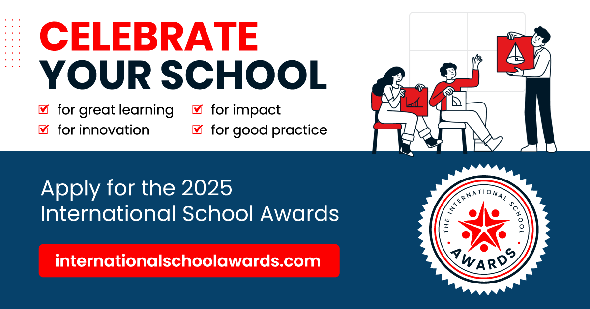 🎉Celebrate your school by applying for the 2025 International School Awards! Find out how to apply: ow.ly/mynQ50R1iIH #ISAwards2025 #internationalschools #SDGs #DEIJ #internationaleducation