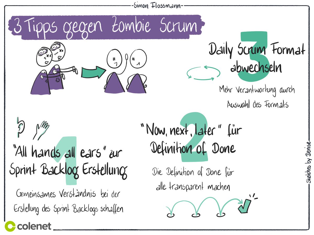 🇩🇪 In diesem Artikel gibt PST Simon Flossmann 3 Tipps gegen Zombie-Scrum. scrum.org/resources/blog… @simonflossmann