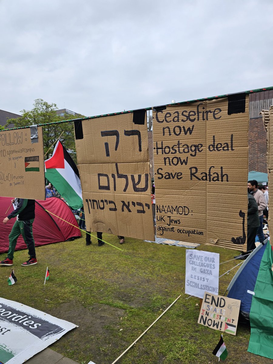 I was at the Newcastle University Palestine solidarity encampment yesterday. Within a few hours of the encampment being set up, a pro-Israel student made false allegations of antisemitism, claiming that pro-Palestinian activists had been abusive and threatening towards them for…