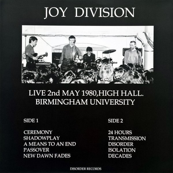 This day in 1980, Joy Division played what would be their last ever gig with singer Ian Curtis. At Birmingham University, England. Curtis sadly committed suicide two weeks later. It included the only Joy Division performance of Ceremony. New Order’s first single #JoyDivision