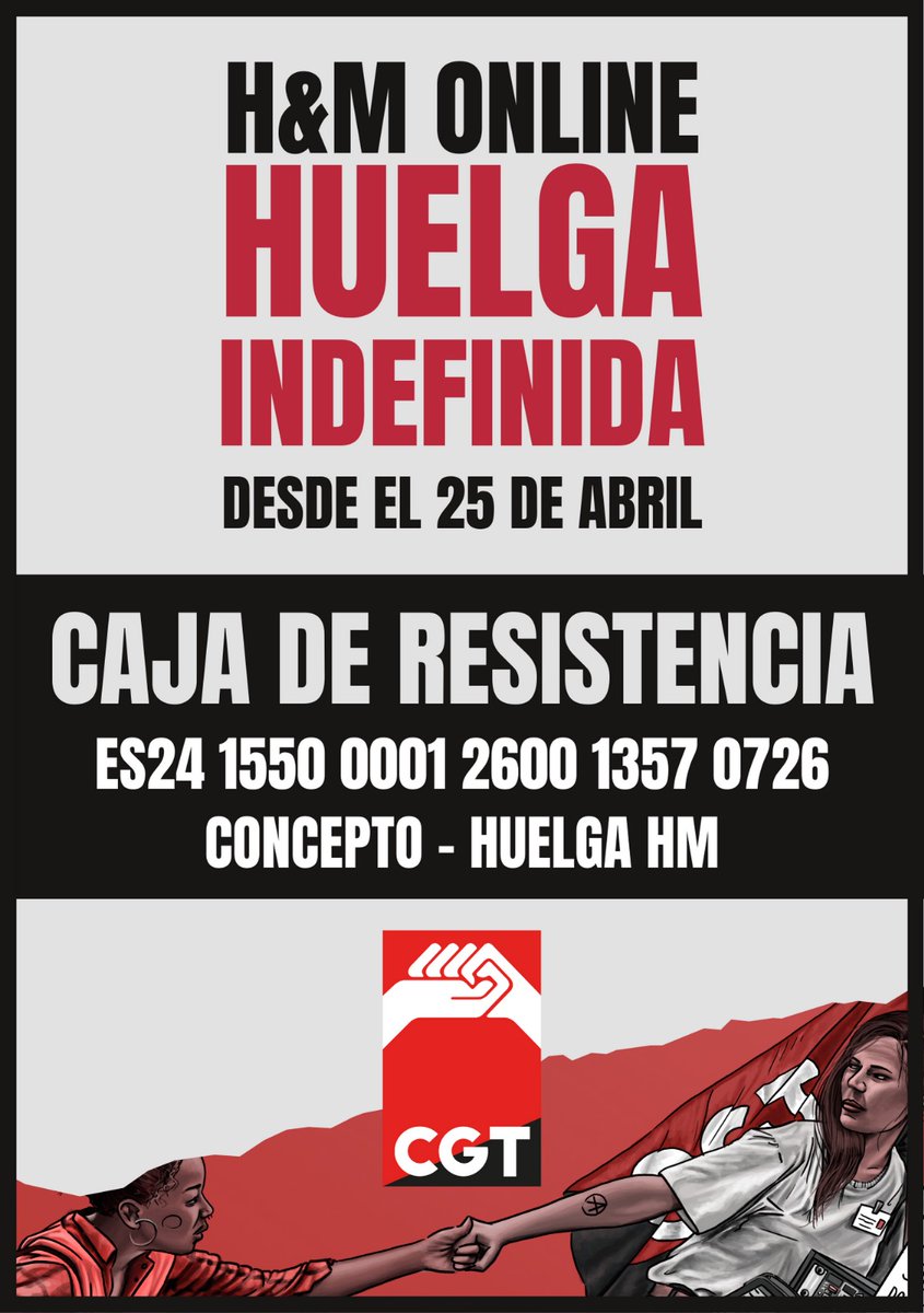 8° día huelga indefinida con + de un 40% de seguimiento. 7 jornadas en nov/enero, 400 salarios involucrados. Pedimos salarios dignos, + contrataciones Contra el proceso de digitalización, compañeras despedidas y aumento de la carga de trabajo. Sus beneficios, nuestros sacrificios