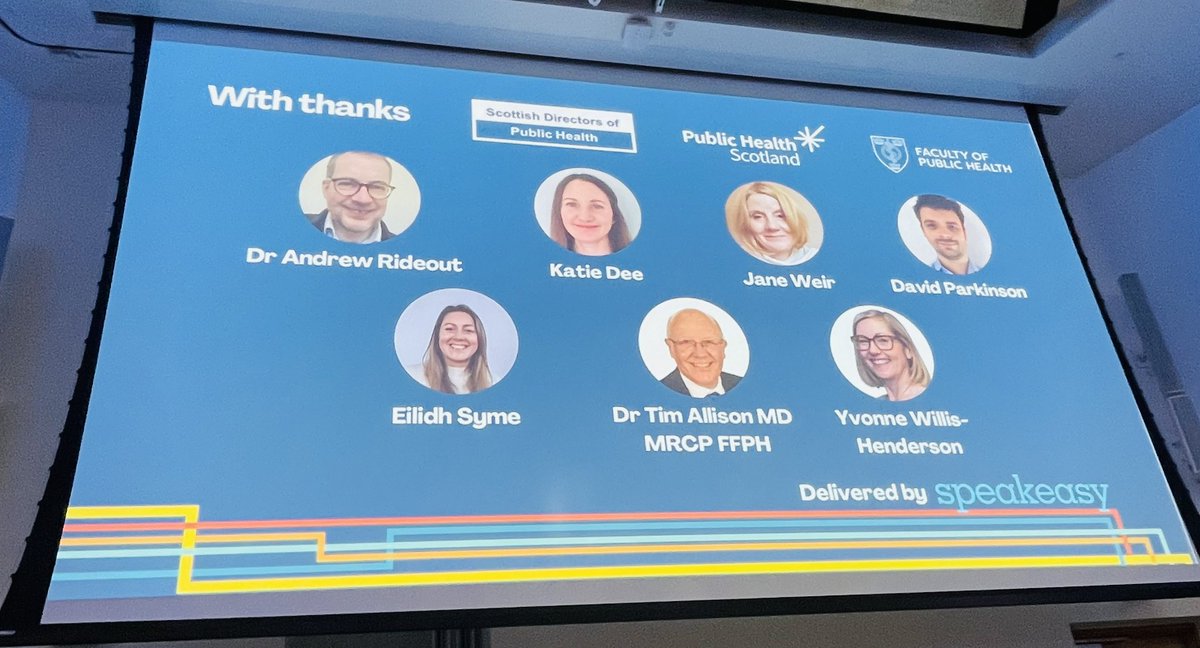 What an amazing day at #ScotPH24, so many connections, learning & importantly building relationships across the wider #publichealth network This would not have been possible without the hard work & dedication from the wonderful organising committee - thank you so much to you all