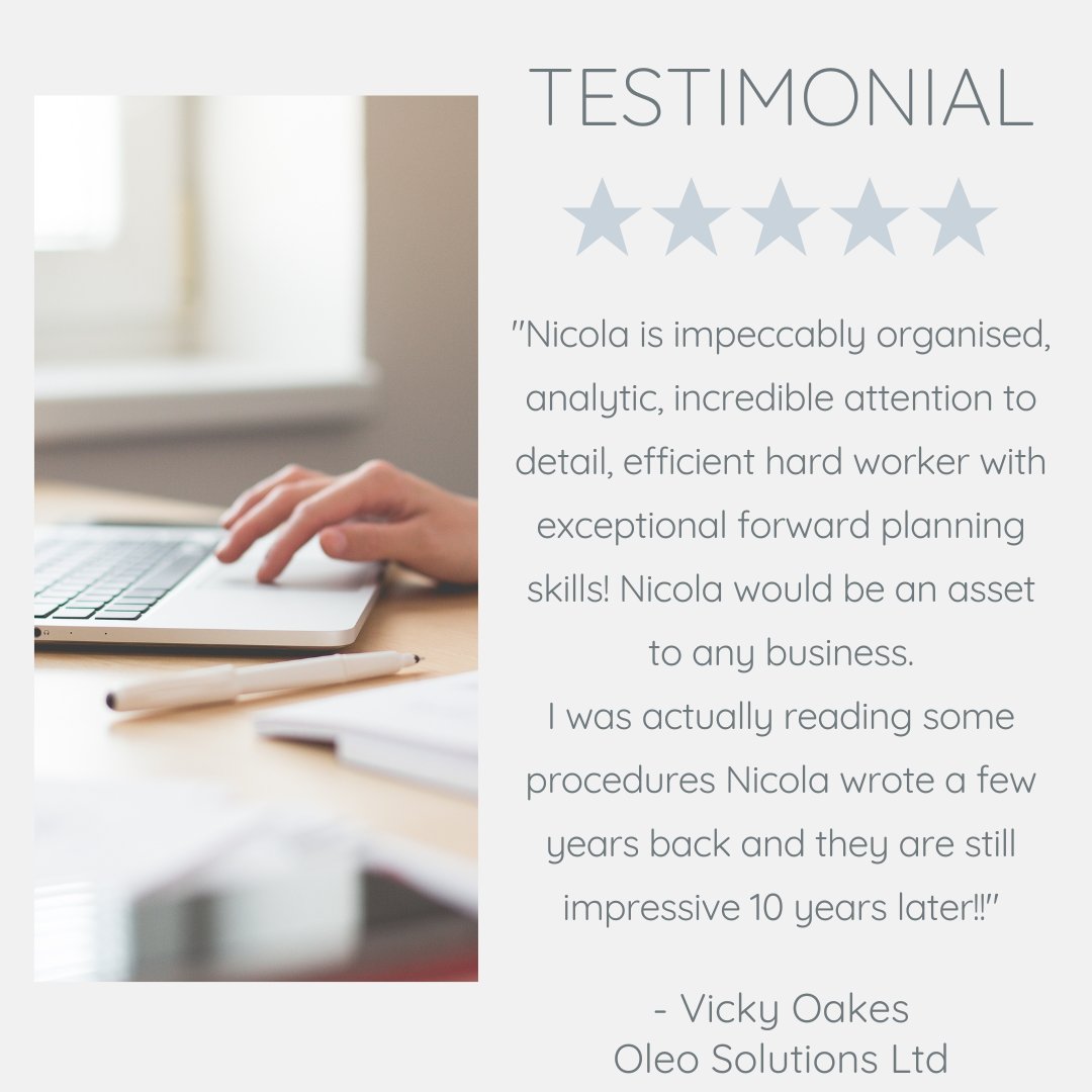 #appreciation #testimonial #recommendation #virtualassistant #va #pa #durham #newcastle #northeastengland #newcastle #uk #associate #kindwords #thankyouthursday