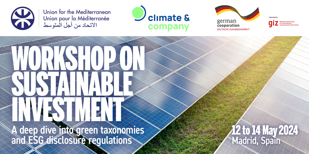 🔔 Reminder: UfM Workshop on Sustainable Investment is coming to Madrid, May 12-14, 2024. Don't miss the opportunity to delve into sustainability of investments in UfM countries, amid evolving taxonomy. Register here: ufmsecretariat.org/event/workshop… @giz_gmbh