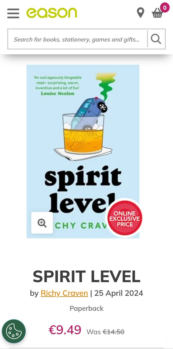Spirit Level has now been out in the world for a week. Thank you to everyone who has picked up a copy, reviewed and reached out to me about it. If you were waiting until after payday to pick up your copy then @eason are still doing a great deal for 9.49