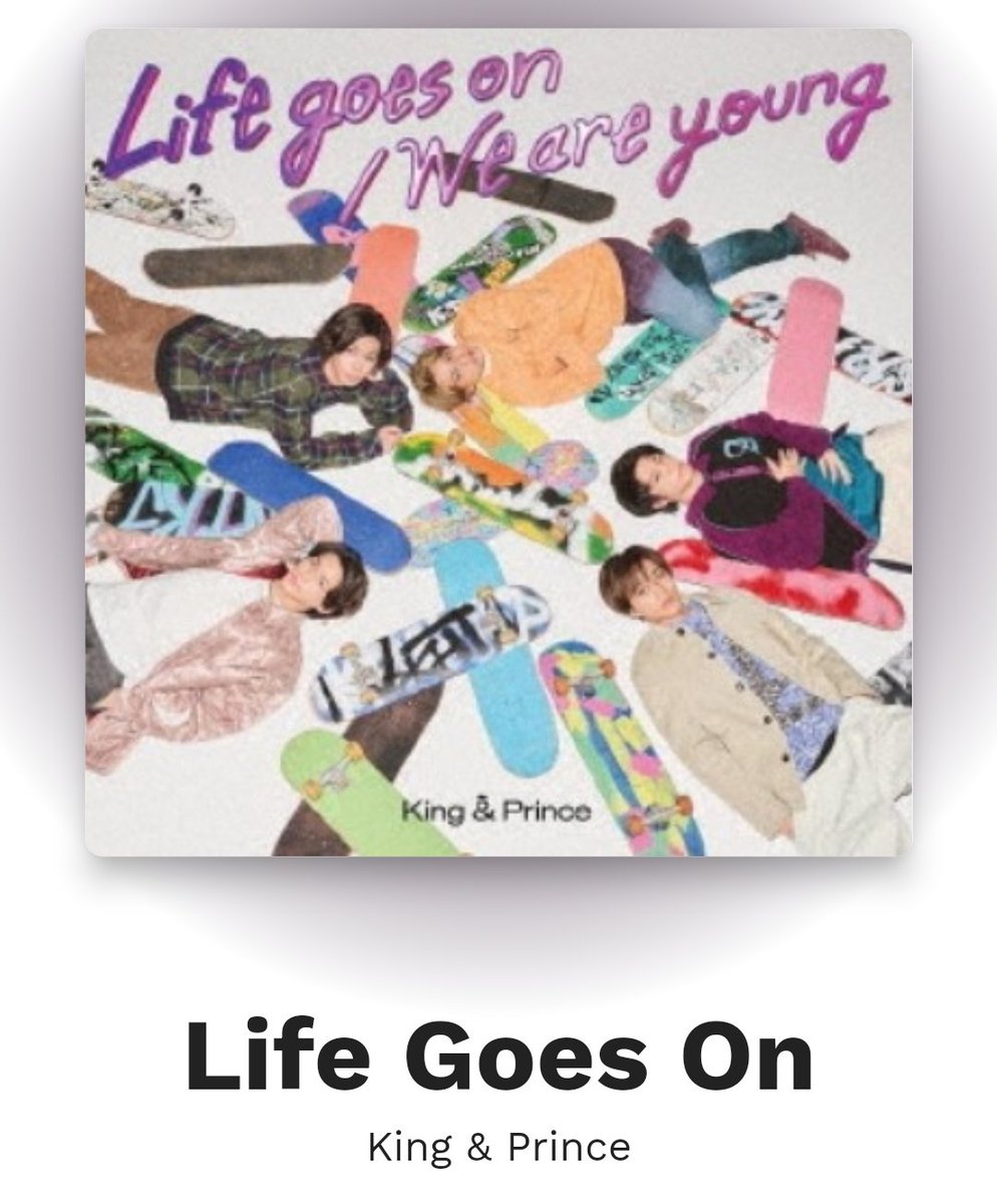 Hi! @platinumvibes8

Thank you for playing
'#Life_goes_on' by #KingandPrince 👑

I'd love to hear this cheerful song again!
With thanks from Japan•*¨*•.¸¸♬︎

#wpvr #wpvrrequests
@kp_official0523 ❤🖤💛💜🩵
#KingandPrincetotheworld 🌍