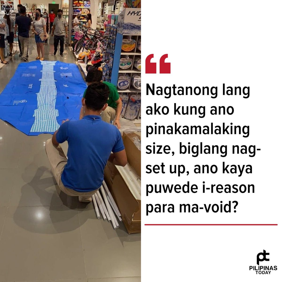 Anti-window shopping? 

#PilipinasToday