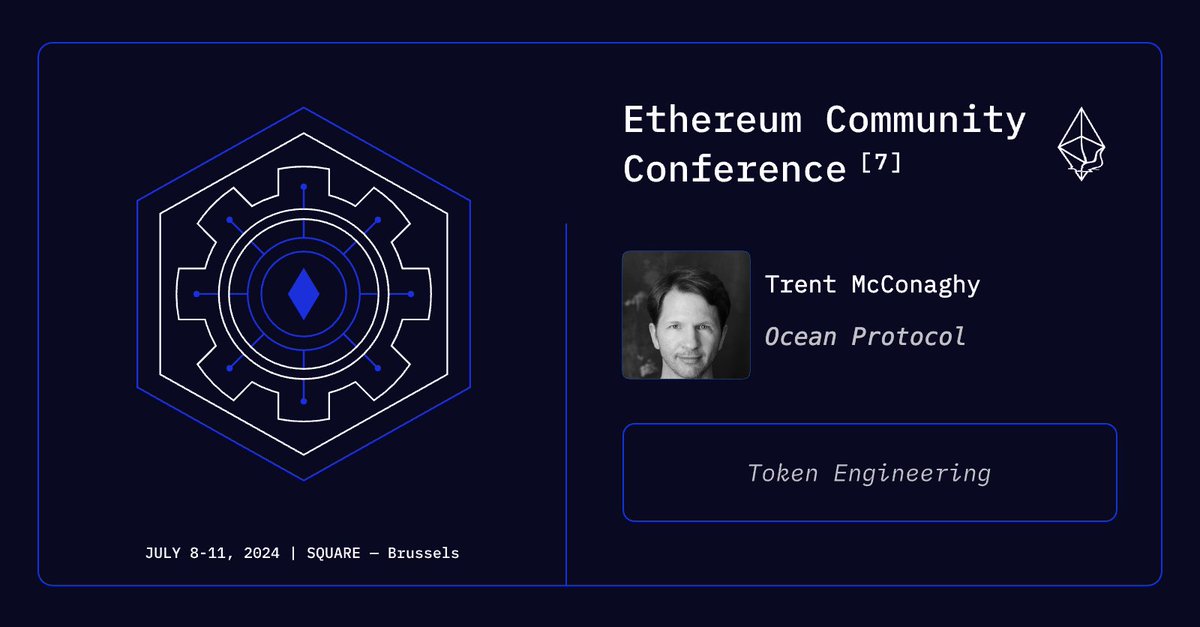 Say hello to your EthCC[7] speakers!

@trentmc0 from Ocean Protocol

Track: Token Engineering

See you in Brussels! 🖤💛❤️