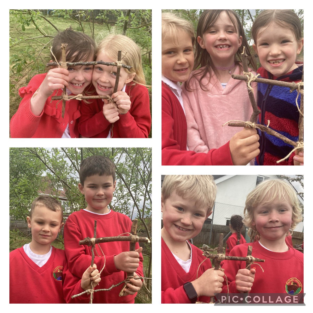 We have been mastering the art of the clove hitch and square lashing in forest school this week. Pupils used their skills to create unique picture frames in nature’s classroom. Learning practical skills outdoors brings lessons to life! #ForestSchool #OutdoorLearning 🌲🖼️