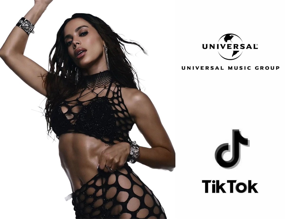 🚨 TikTok and UMG have reached an agreement regarding the licensing of music on the platform. Anitta’s catalogue under UMG, including all tracks from “Funk Generation”, will be available on the app shortly.