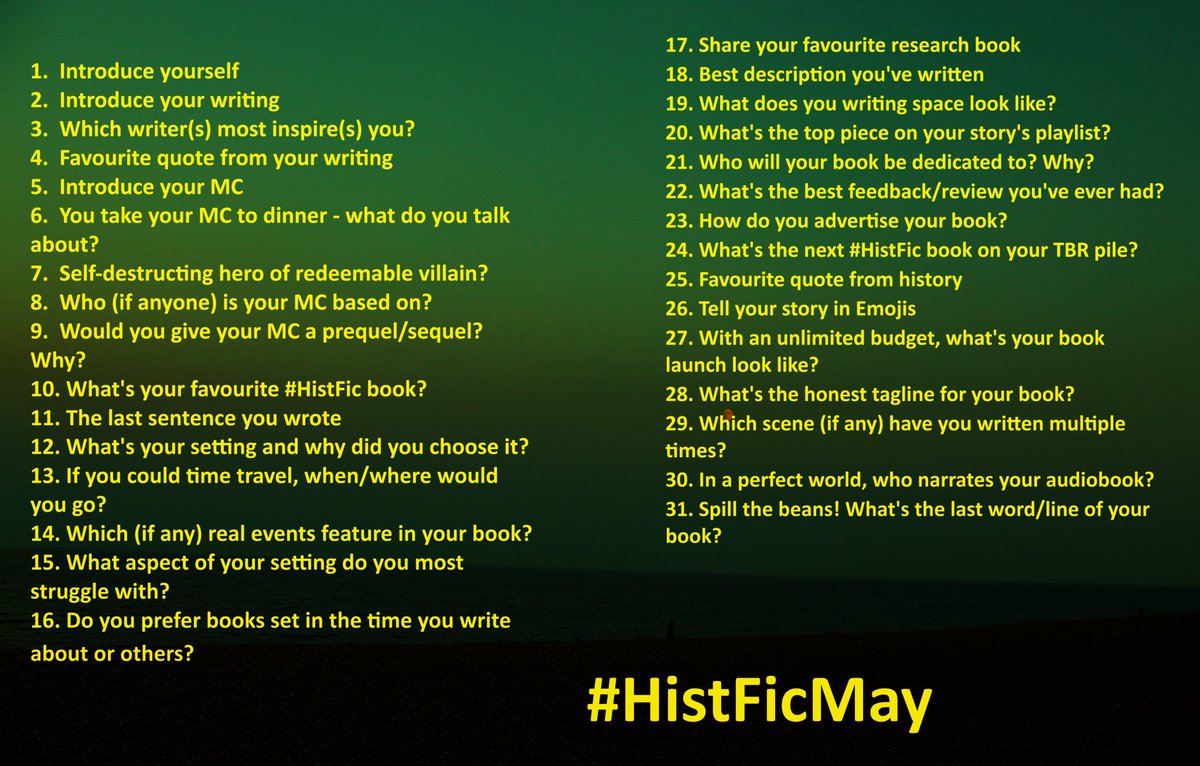 #HistFicMay Day 2! I write #HistoricalFiction which is grounded on truth but sits on the edge of reality. I am especially drawn to beliefs and superstitions of an age, and my stories reflect that. My characters tell me their stories, I just write them down! #WritingCommunity