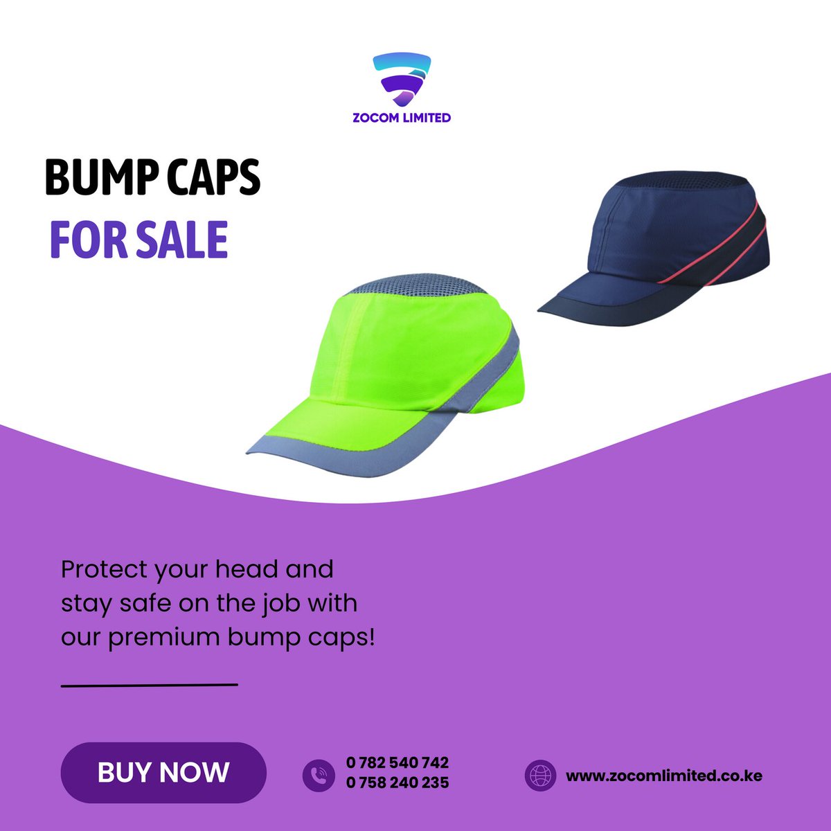 With an adjustable strap, our one-size-fits-most design guarantees a perfect fit for everyone.

#BumpCapSafety #HeadProtection #ConstructionSafety #SafetyFirst #Workwear #StaySafe #ProtectiveGear #HardHatHero #BePrepared #SafetyGear