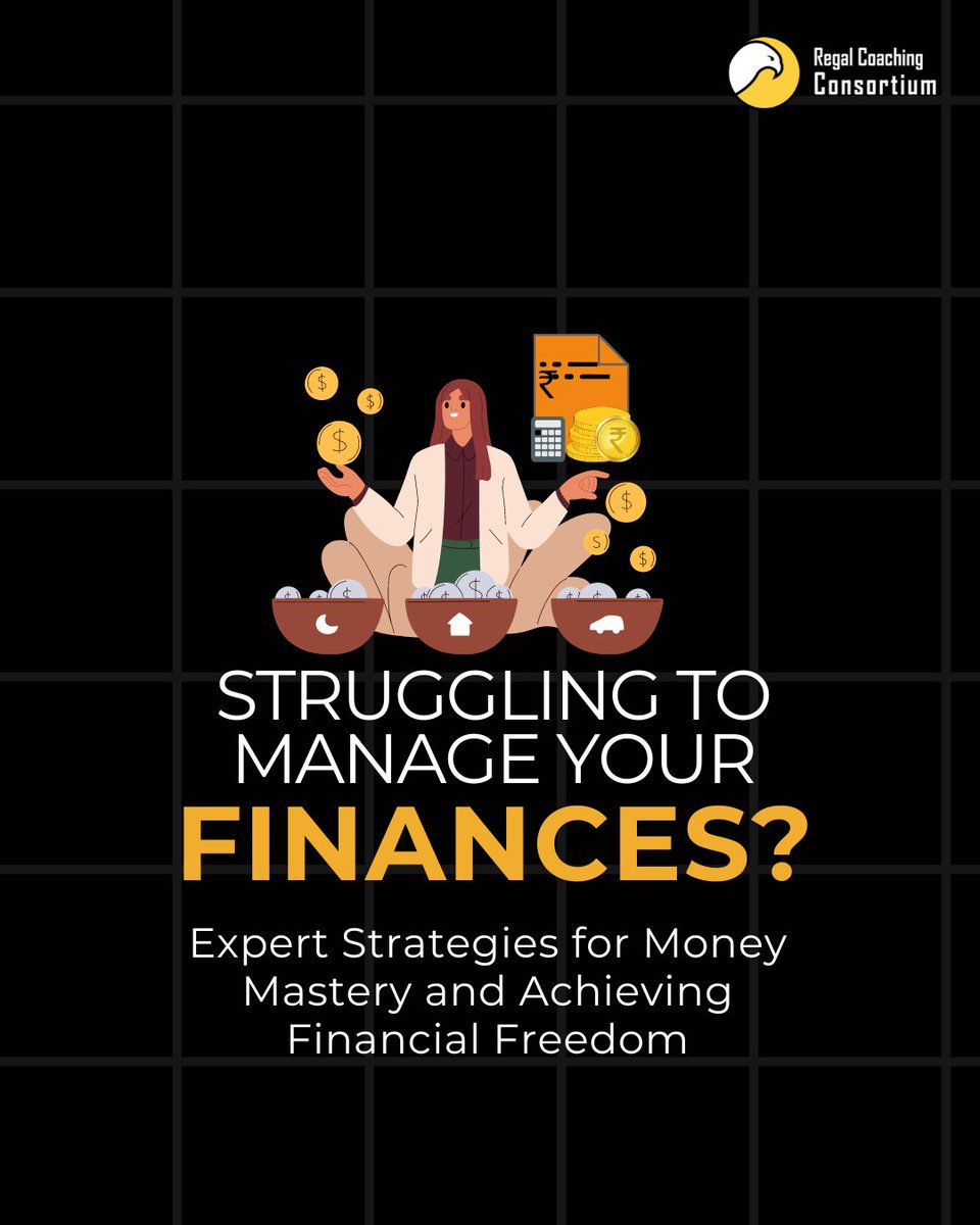 Say goodbye to financial stress & hello to financial freedom! Financial coaching empowers individuals to make informed decisions, build wealth, and secure their financial future. Read on regalcoaching.com for more tips. #FinancialCoaching #MoneyMastery #FinancialFreedom