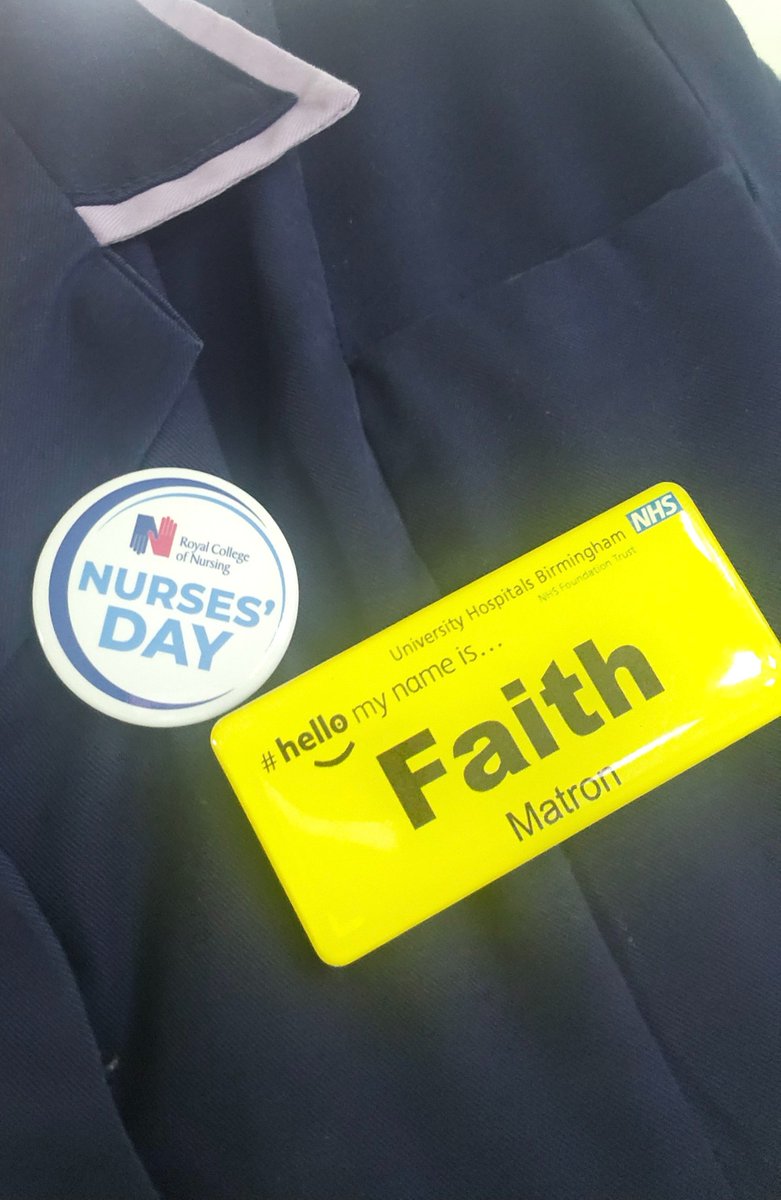 12 months in my Matrons post at @uhbtrust Heartlands Hospital today, this year has flown, I will forever be greatful for the opportunities to grow and enjoy every different day with the wonderful teams I work with 🏥