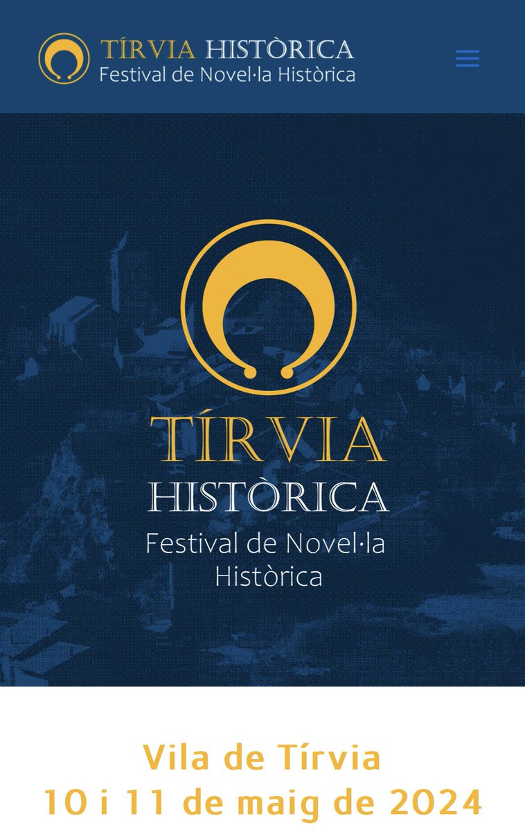 🚨Ja coneixeu el web de Tírvia Històrica? 📲: tirviahistorica.cat 🔗 Hi trobareu tota la informació sobre el programa del festival, autors/es✍️, obres de referència 📚 i altres curiositats 🫶 🗓️ L’11 de maig a la Vila 🌙 Històrica 🏛️.