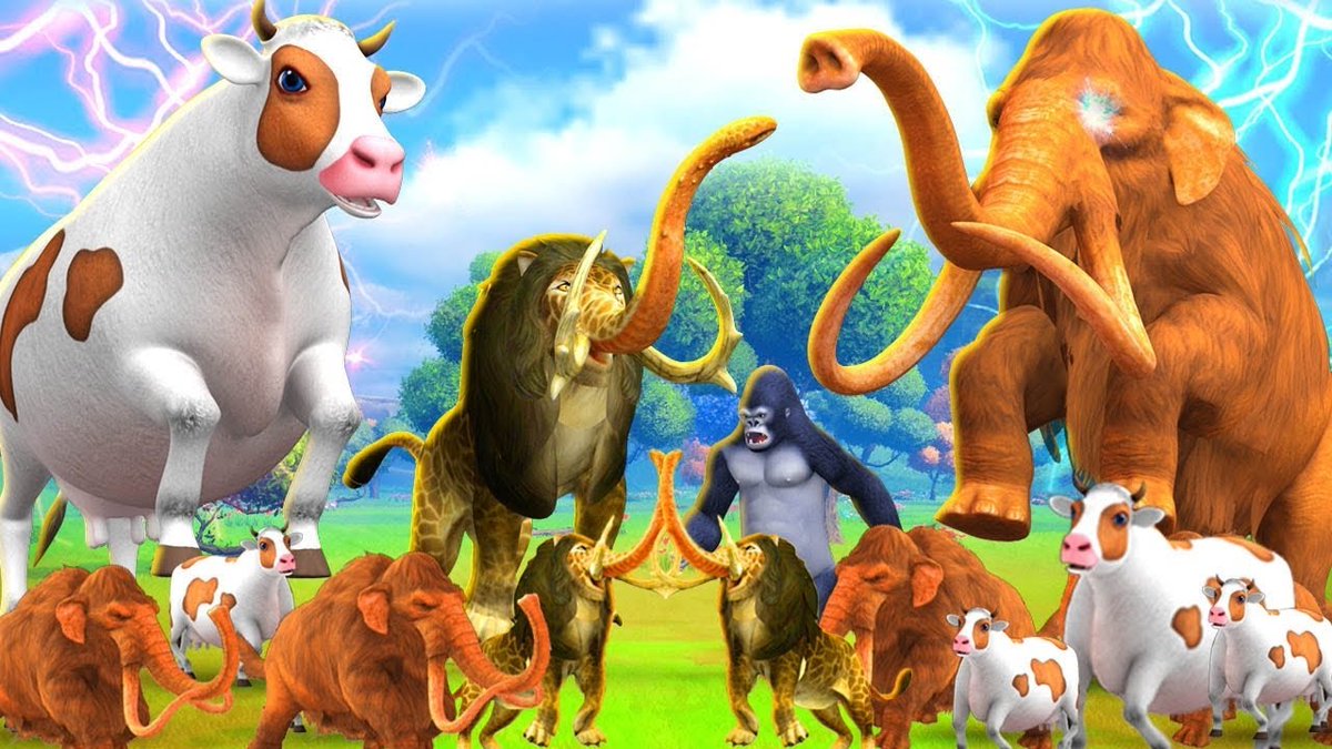 Woolly Mammoth and Tiger Attacks Forest Animals - Magical Cow Baku to Save Animals Animal Kingdom

youtu.be/_cZHpk_f5rc?si…

#animalrevolt #animalrevoltbattlesimulator #animalkingdom #arbs