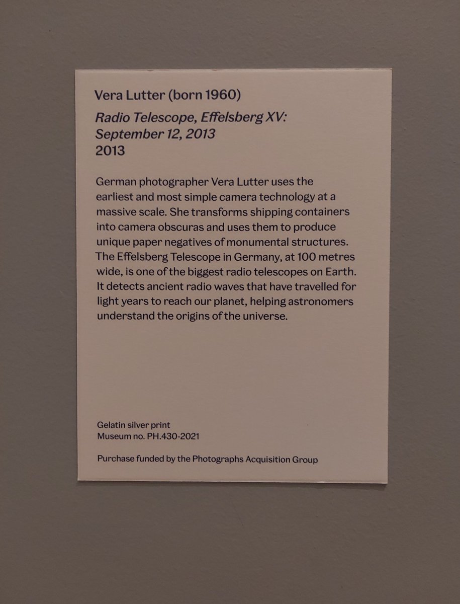 We just learned that April 30 was #pinholeday. We'll submit this artist, #VeraLutter, whom we saw at @V_and_A museum in #London. She uses shipping containers as her #pinholecamera !