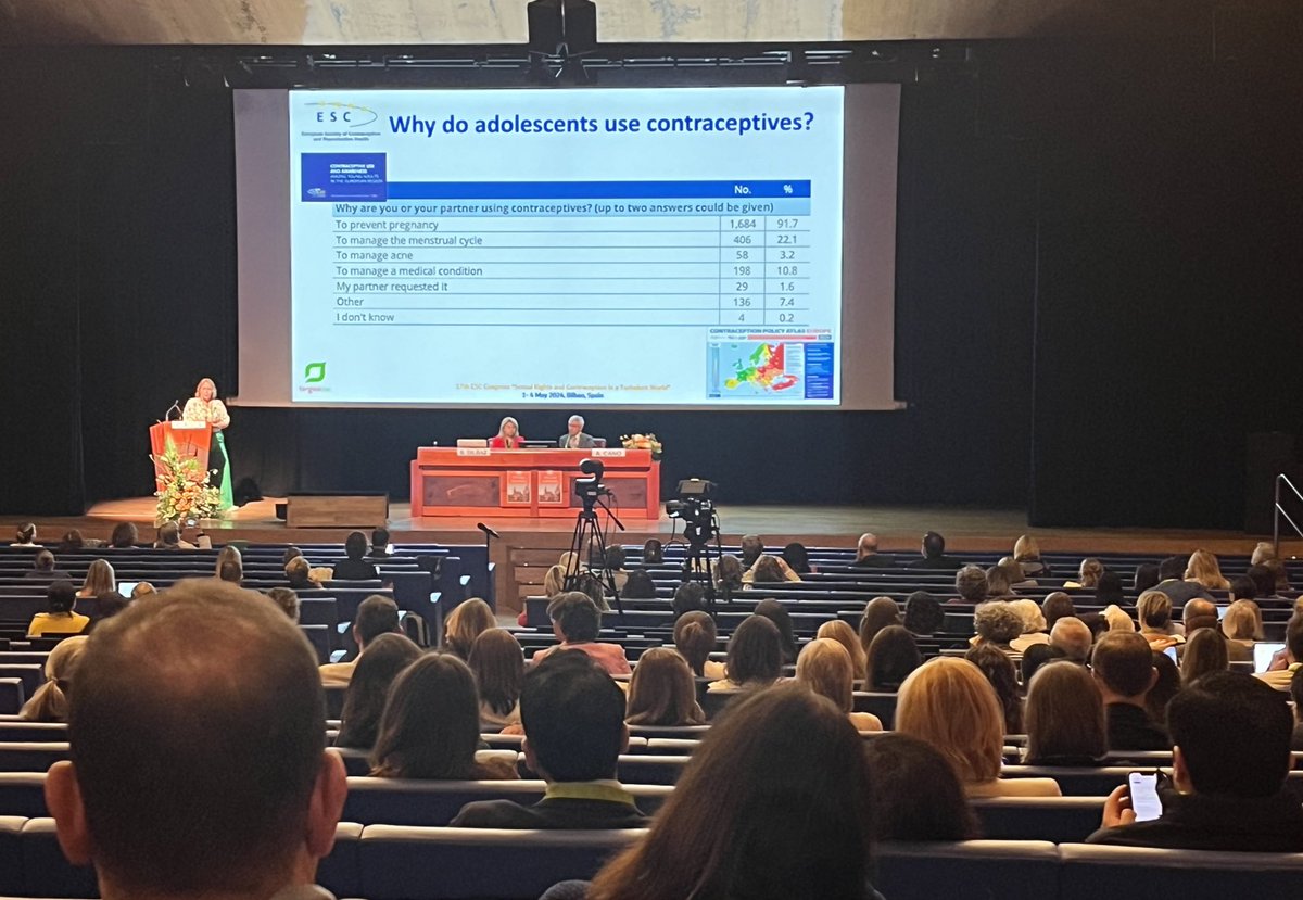 Great to see adolescent reproductive health high on the agenda at the European congress of sexual and reproductive health. Great presentation by Eveline Roos to an engaged audience #ESCRH2024