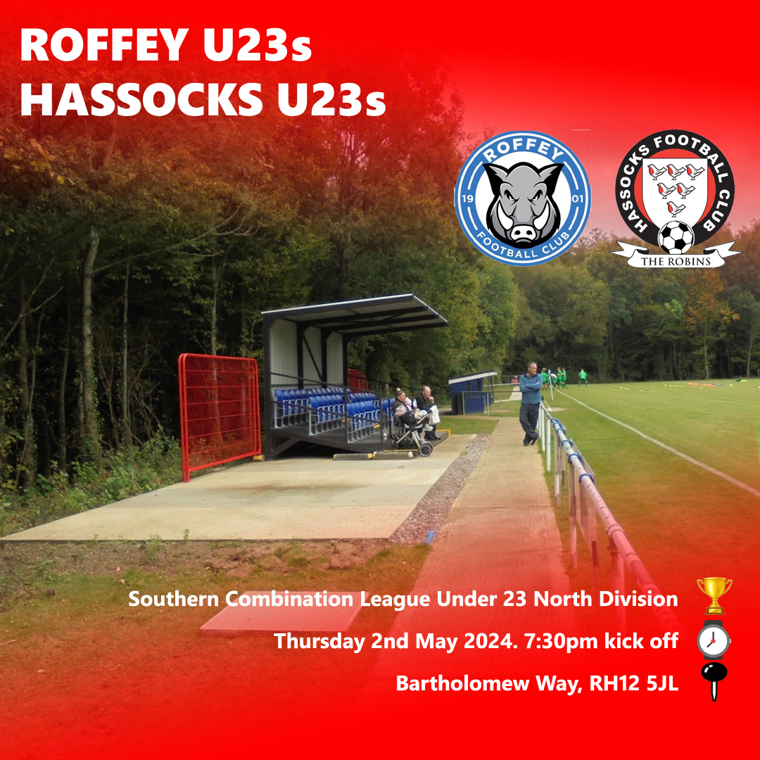 GAME DAY! The Robins season is not over yet with two more Under 23s games still to play. We are on the road tonight to Roffey with a 7:30pm kick off at Bartholomew Way #UTR