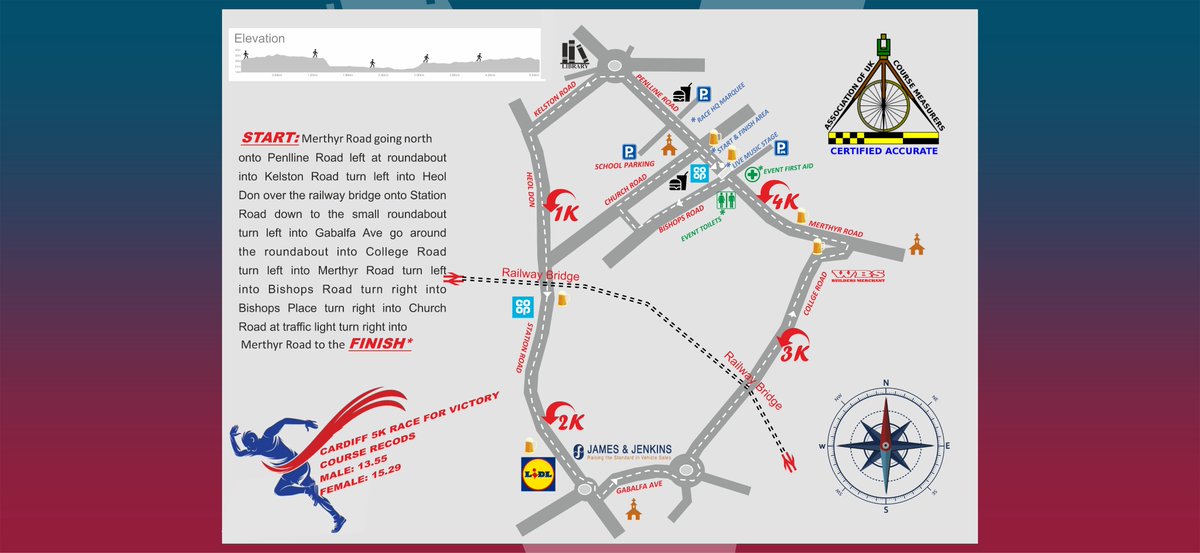 2024 @Cardiff5K🏴󠁧󠁢󠁷󠁬󠁳󠁿The Race will be fully marshalled, and the course is marked to National Standards 👌 COURSE RECORDS - Omar Ahmed 13:55 / Charlotte Arter 15:29 @WelshAthletics @Sportin_Wales @whs_cardiff @CardiffTimes @EventsNWales @Cardifftweeter @WyburnWayne @Dai_Sport_