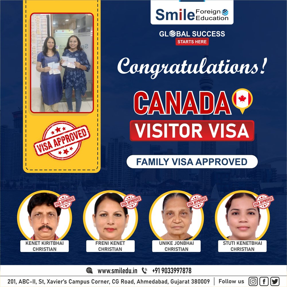 #SmileForeignEducation #GlobalSuccessStartsHere #studyabroad #education #ielts #canada  #university  #overseaseducation #visa #travel