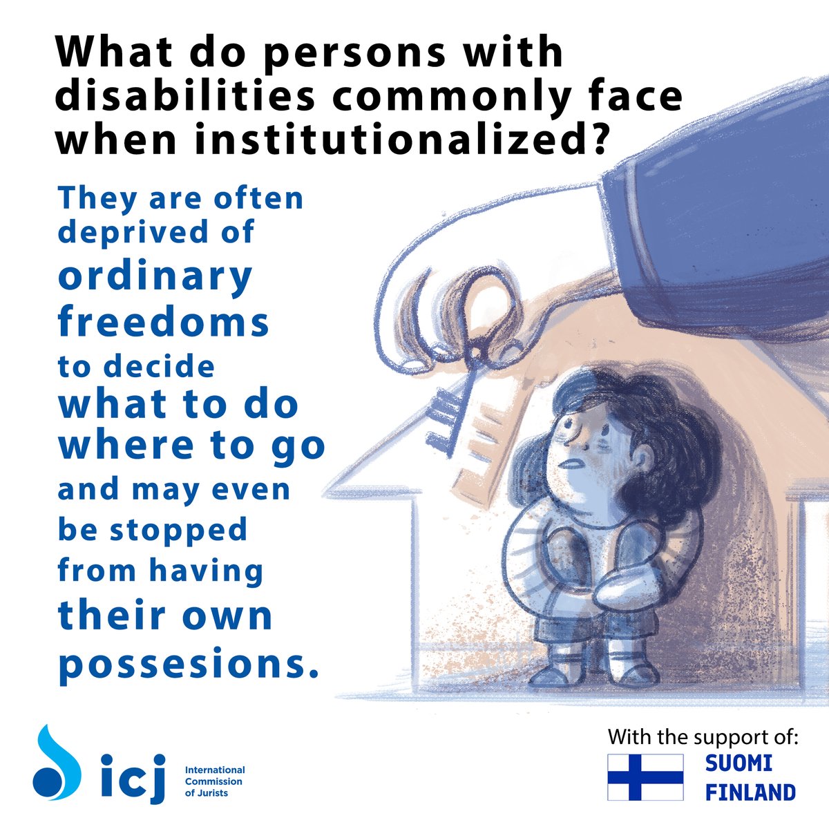 1/2 ❓ Ever wondered about the realities faced by institutionalized persons? The truth is deeply unsettling 😔😱😢 Persons with disabilities in institutions have shared harrowing accounts of violence, neglect, abuse, ill-treatment & torture. 💔 #disabilityrights #DIguidelines
