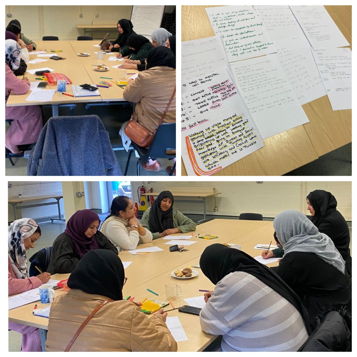 Last couple of weeks @WestOldhamTrust CHAl the mums started writing amazing poetry on wellbeing and a fantastic late Eid Party. #ReducingIsolation #ConfidenceBuilding #writingskills #poetry #wellbeing