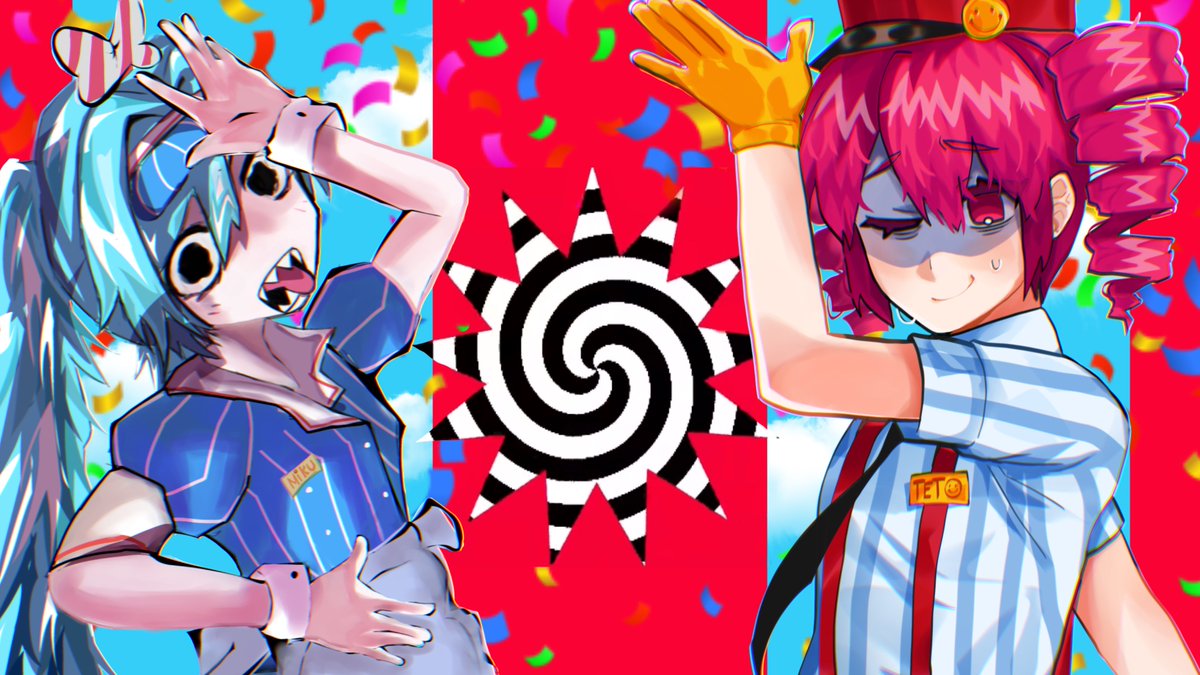 No gnb this time but A COLLAB WITH MANTAA YAYYY #miku #teto #Mesmerizer