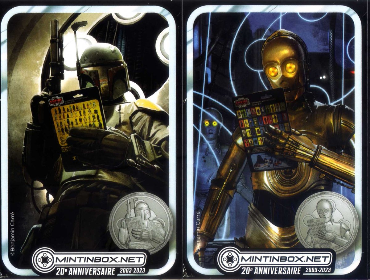 Bobafeet75's tweet photo. @GenStarWars avec @MintInBox @Barjamin1
#StarWars #Cards #TradingCards #Coins #Patches #20thanniversary
#GenSW #GenSW2024 #BobaFett #C3PO #DarthVader #Stormtrooper https://t.co/dWJmVGhEen