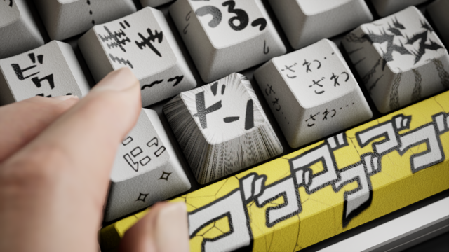 twxr_dev's tweet photo. マンガ好きによる
マンガ好きのための

「オノマトペ」キーボード

#こどもの日 #遊び心 #漫画 #manga
#UE5 #3DCG #CG https://t.co/kiT6gjHo2J