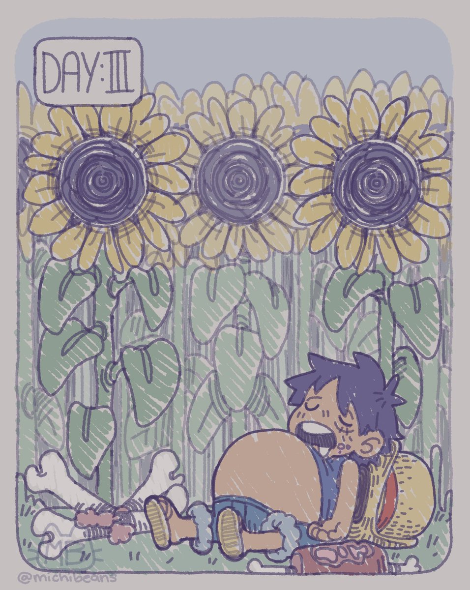 Luffy Week Day 3 | Food/Sleep/Sunflower
[#LuffyWeek #LuffyWeek2024]