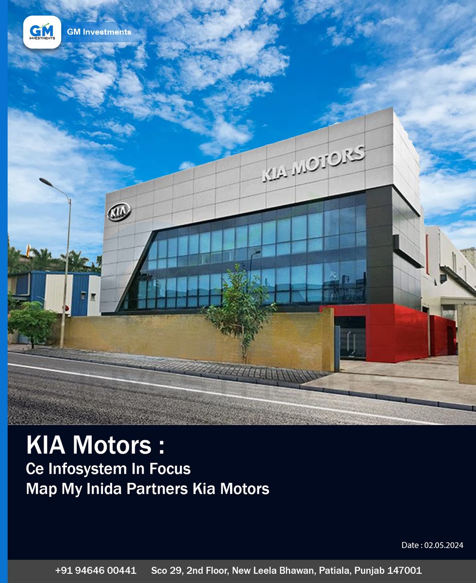 Ce Infosystem In Focus 
Map My Inida Partners Kia Motors
@kiamotorindia #kiamotors #motors