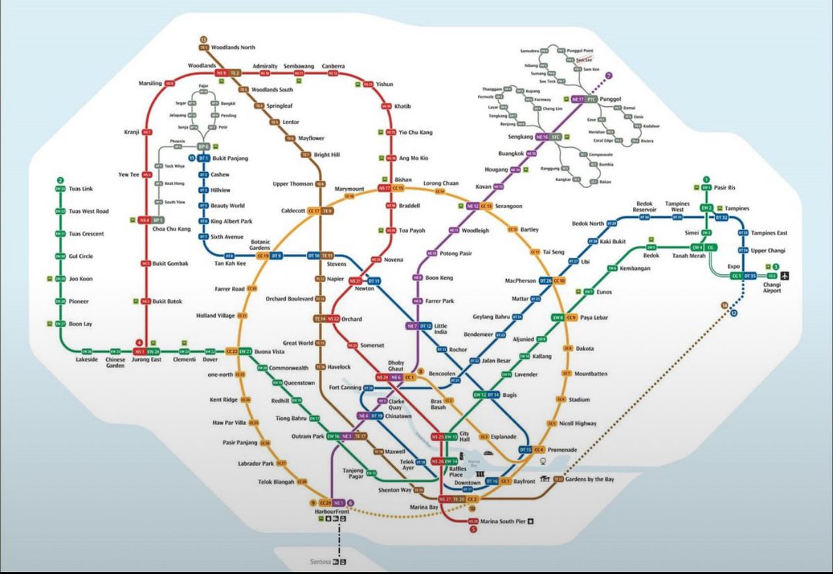 The Singapore MRT map when I first came to Singapore vs now

#feelingold