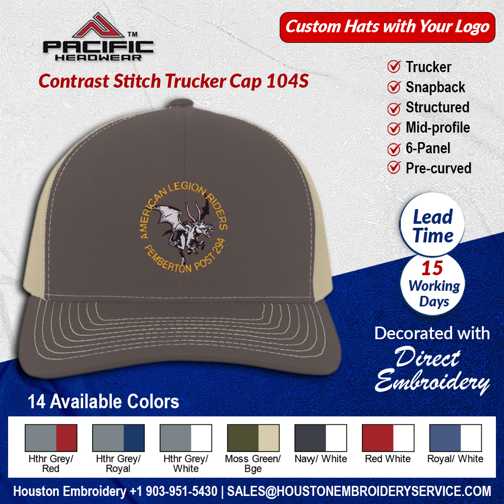 Pacific Contrast Stitch Trucker Cap 104S

houstonwholesalecaps.com/product/pacifi…

Trucker - Snapback - Structured - Mid-profile - 6-Panel - Pre-curved

#truckerhat #fittedhats #baseballhat #dadhats #golfhat #snapbackhat #customcaps #customcapsinbulk #customembroideredcaps #customhats