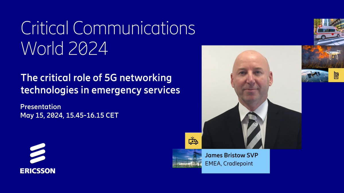 Mission-critical networks are designed to deliver, whatever the situation. If you're attending #CCW24 in Dubai, make a note of this presentation, about how greater data speeds and lower latency can enhance situational awareness and collaboration during emergencies.
