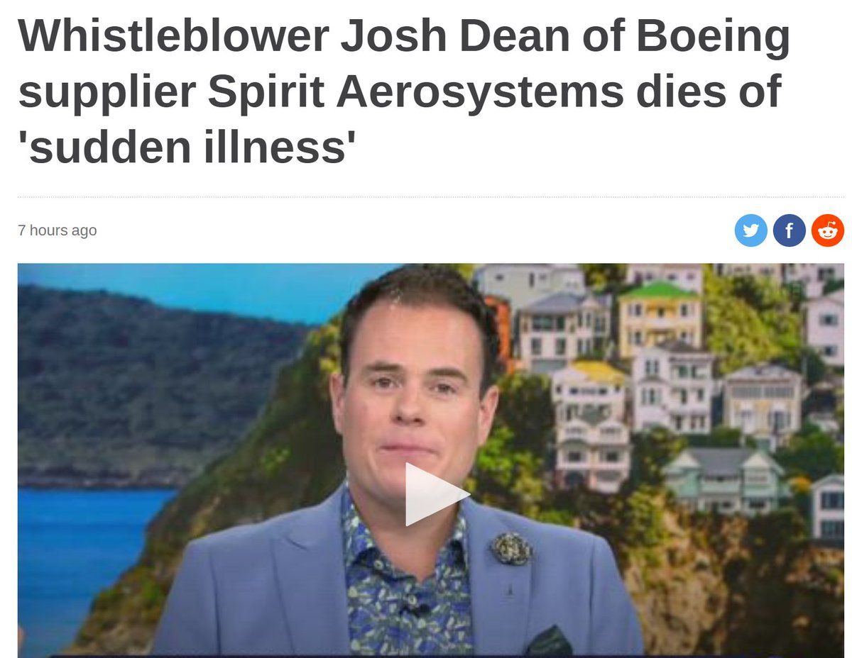 Another whistleblower who publicly spoke out about safety issues with Boeing planes has died, less than two months after fellow whistleblower John Barnett died from a gunshot wound police have yet to finish investigating. Joshua Dean, a former quality auditor at Boeing supplier…