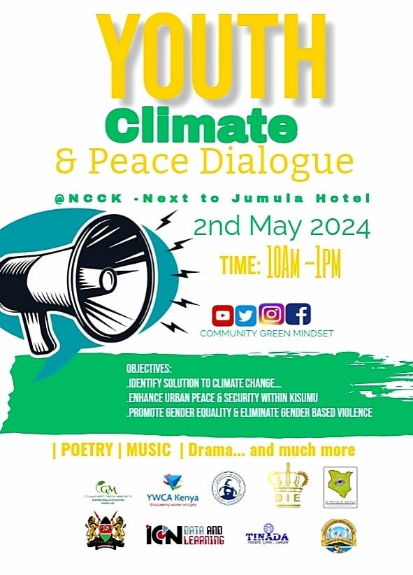 Are you passionate about climate action and building peace? Join us for a youth climate and peace dialogue at NCCK next to Jumia Hotel! When: Today (2nd May, 2024) Time: 2:00 PM - 4:00 PM Don't miss this opportunity to be part of the solution! #IDLlabs #CollaborativeNetworks
