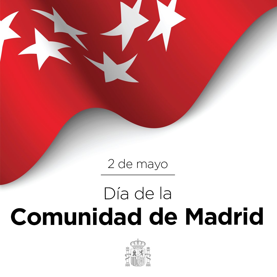 Feliz #2DeMayo a todos los madrileños y madrileñas.

Madrid siempre ha sido una región diversa y plural, tierra de acogida y convivencia, gracias a su historia y a su gente.

Seguiremos trabajando para preservar ese espíritu abierto y lograr un futuro lleno de avances, progreso,…