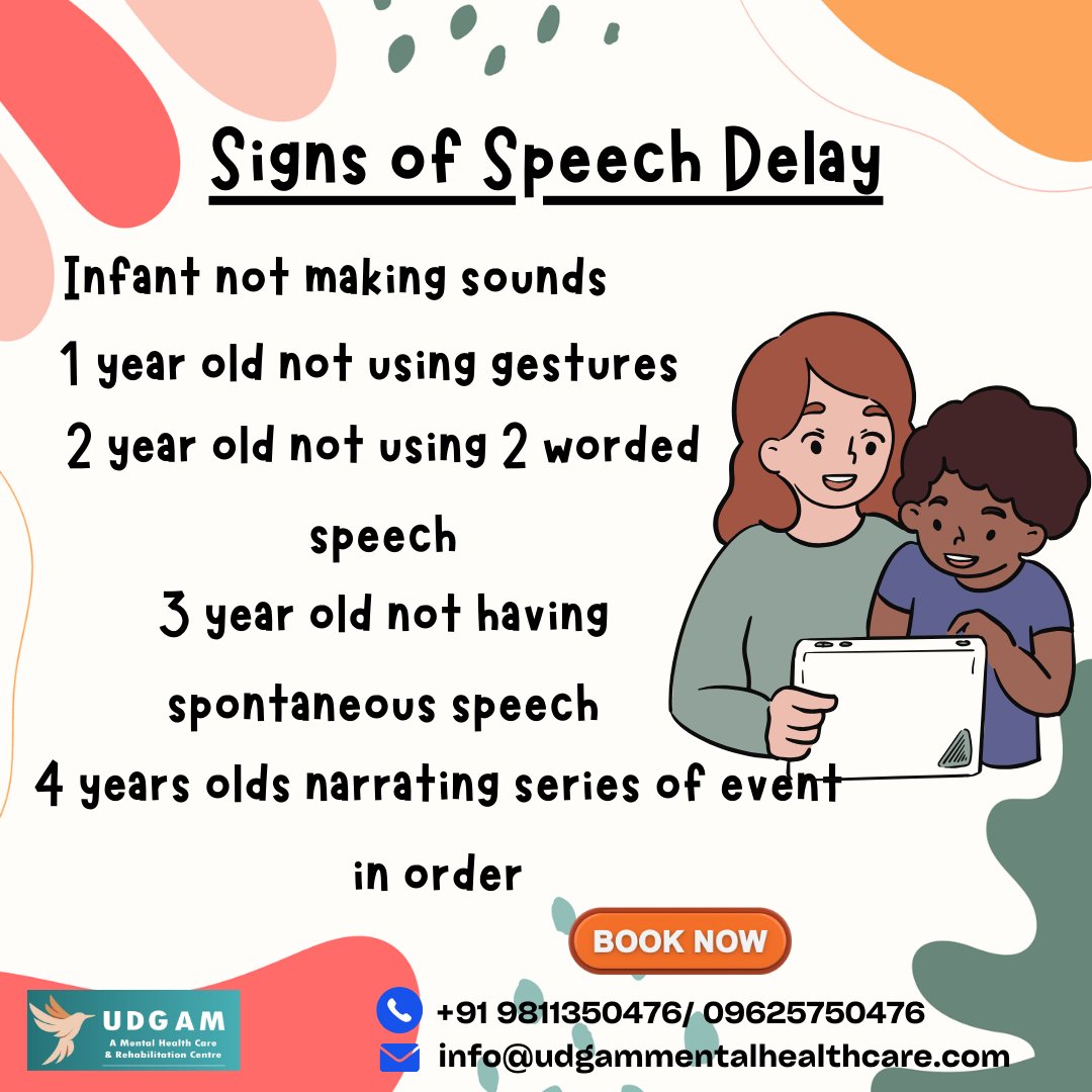 Signs of Speech Delay.. #speechtherapy #speech #speechtherapist #speechlanguage #speechdelay #specialneeds #speechpathologist #specialeducation #communication #language #psychiatrist #psychologist #udgamclinic #udgamdelhi #udgamindirapuram #udgamonilne