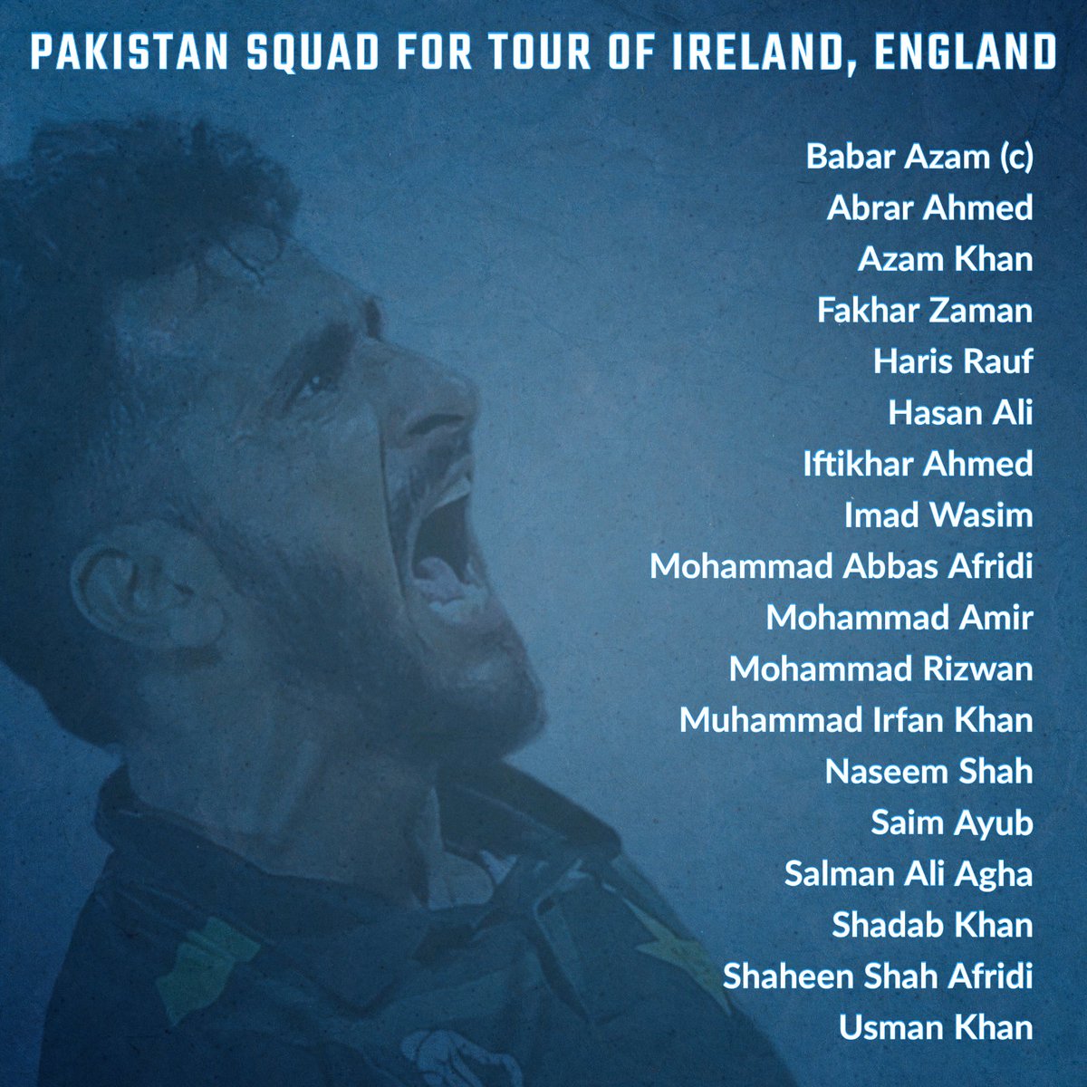 Pakistan's World Cup squad will be announced after the first T20I against England (May 22).  

Which three players among these will miss out, you think? 🤔

#PAKvIRE #PAKvENG #T20WorldCup