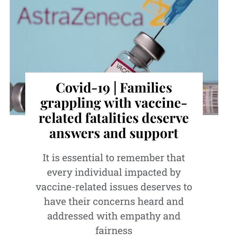 So it turns out that the misinformation, disinformation and lies came from the vaccine manufacturers, the governments, the media the slebs and all the shills that promoted it. What a surprise eh? Newsflash, it’s not just AstraZeneca.