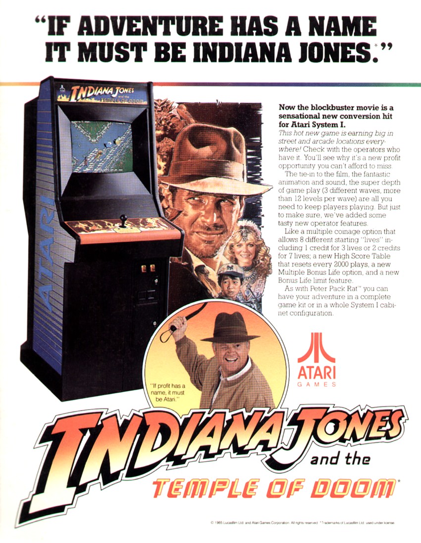 Indiana Jones | Temple of Doom | Atari 1985 | Retro Toys and Cartoons