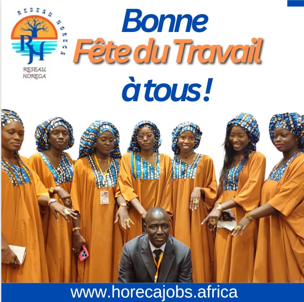 Bonne fête du travail à tous les entrepreneurs dans l'hôtellerie et le tourisme : #salonhoreca #horecaafrica
site internet : horecajobs.africa