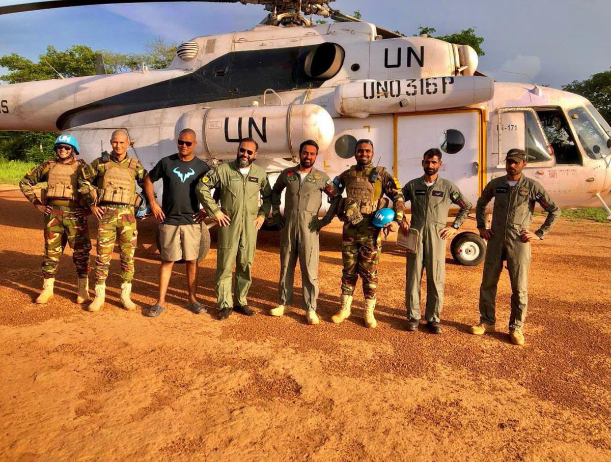 #Pakistan Army soldiers attached to the United Nations peacekeeping missions in Africa: